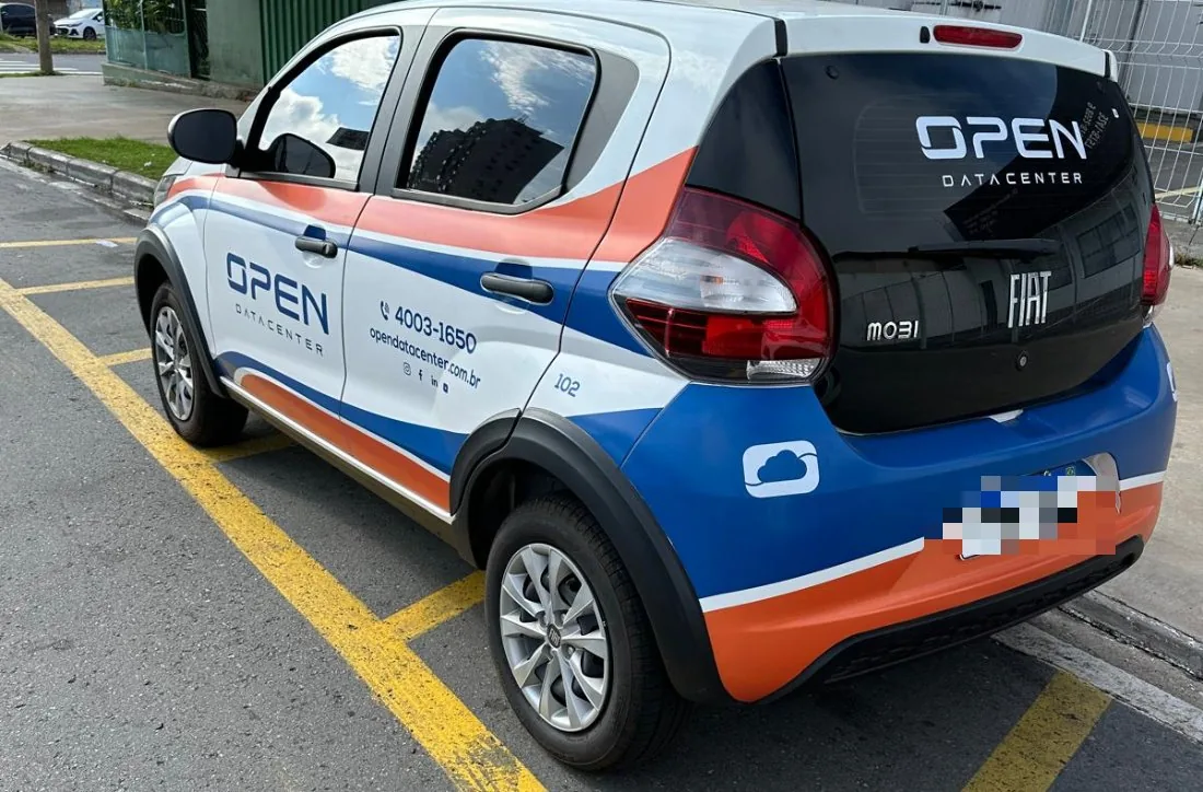 Veículo da OPEN Datacenter usado pela equipe em campo